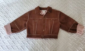 Christian Dior Girls Suede Cropped jacket Coat  Size: 8A - Picture 1 of 10