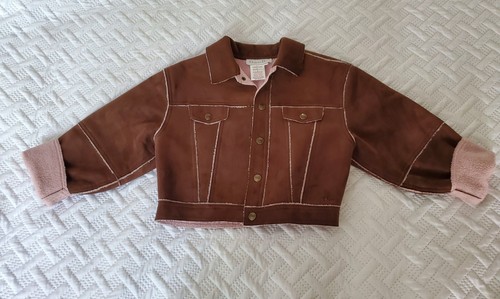 Cappotto giacca tagliata in pelle scamosciata Christian Dior taglia: 8A