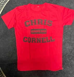Camiseta Oficial Chris Cornell Tour - Concierto Tel-Aviv 2012 -Talla Pequeña -Nueva - Imagen 1 de 2