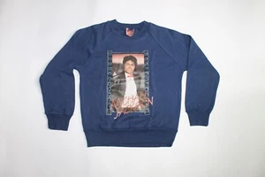 90s Vintage Kids Michael Jackson Sweatshirt Dance-pop Kids Size M - Picture 1 of 7
