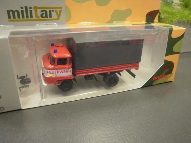 Herpa Minitanks LKW L60 Planen-LKW Feuerwehr NVA 745314 - Bild 1 von 1