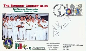 BUNBURY SIGNED FIRST DAY COVER SIGNED IAN SALISBURY SUSSEX & ENGLAND REDUCED - Picture 1 of 1