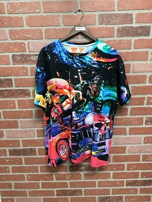 VLONE X JUICEWRLD COSMIC SPACE GALAXY ALL-OVER PRINT JUICE WRLD T-SHIRT XXL - Image 1 of 4