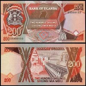 UGANDA 200 SHILLINGS (P32b) 1996 UNC - Picture 1 of 1
