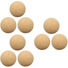  9 Pcs Foosball Accessories Wood Soccer Balls Wear-resistant Mini