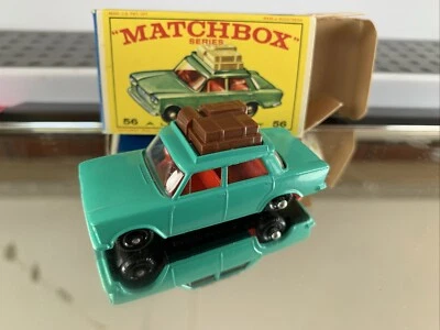 MATCHBOX SERIES Nº 56 FIAT 1500 FABRICADO NA INGLATERRA LESNEY Nº 56 - Imagem 1 de 4