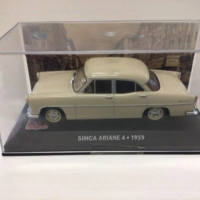 Altaya 1/43 Scale Diecast 6122 - 1959 Simca Ariane 4 - Beige - Immagine 1 di 4