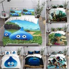 Doragon Kuesuto Dragon Quest Slime 3D Duvet Cover Bedding Set Pillowcase Quilt