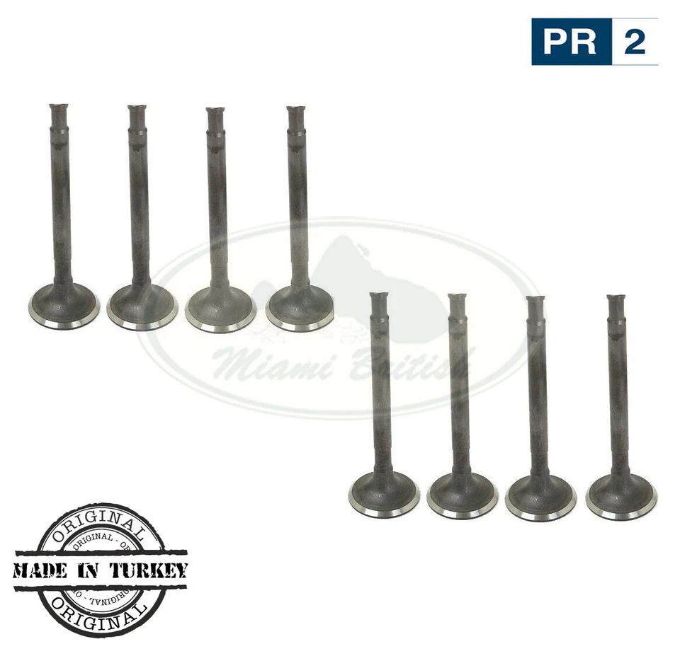 JUEGO DE VÁLVULAS DE ESCAPE LAND ROVER x8 DISCO RANGE P38 DEFENDER LGH000040 PR2 Foto 1 de 1