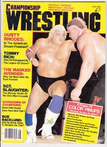 Championship Wrestling August 1985 Magazine Dusty Rhodes Tommy Rich Bob Backlund - Picture 1 of 10