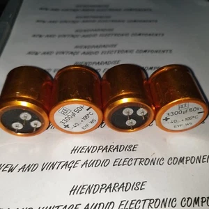 NOS ROE EYF GOLD SERIES 3300uF 50V AUDIO GRADE HI_END CAPS! 4 Stück! - Bild 1 von 2