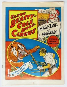 1969 Clyde Beatty Cole Bros. Zirkus Programm Tiger - Bild 1 von 11