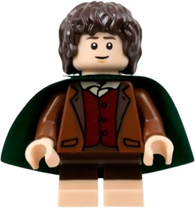 LEGO Frodo Baggins Dark Green Cape Minifigure Lord of the Rings 10316 NEW lor112 - Picture 1 of 2