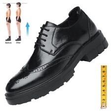 2023 Men's Tall Dress Shoes Invisible 4/7/9CM High Heels Wedding