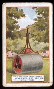 Tobacco Card, Gallaher, THE REASON WHY, 1924,Garden Rollers are in Two Parts,#28