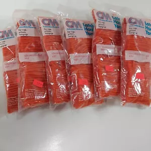 CM Rug Yarn for Latch Hook Projects Rugs Pillows Hangings 3214 ORANGE - Picture 1 of 3