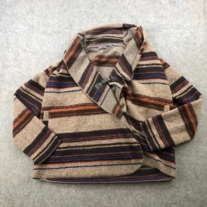 Fenn Wright Manson Sweater Womens XL Beige Shawl Collar Cadigan Wool Blend - Picture 1 of 13