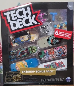 Tech Deck Sk8shop Bonus Pack - Komplettset 3 - Sk8mafia, Santa Cruz, & Blind - Bild 1 von 4