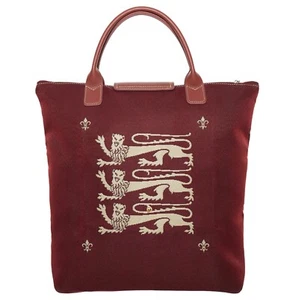 Signare Tapestry 3 LIONS Foldaway Shopping Bag Foldable Reusable Shopper Women's - Picture 1 of 6