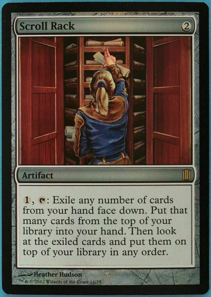 Scroll Rack (Commander's Arsenal FOIL) | - Magic the Gathering NM - Image 1 of 1