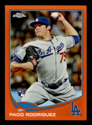 2013 Topps Chrome #182 Paco Rodriguez Orange Refractors - Image 1 of 2