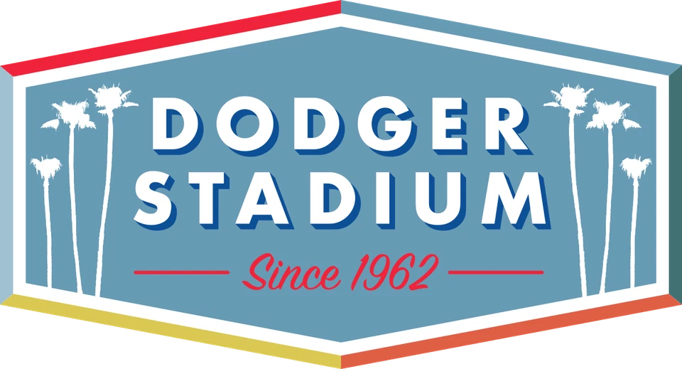 Dodger Stadium sticker Los Angeles Dodgers Logo MLB weatherproof laptop bumper