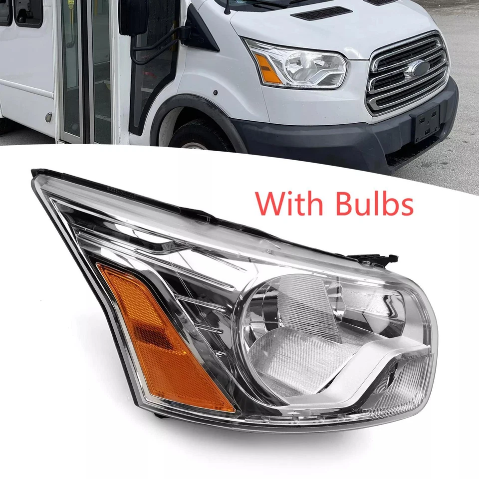 For 2015-2024 Ford Transit 150 250 350 Headlight Headlamp Passenger Right Side - Image 1 of 4
