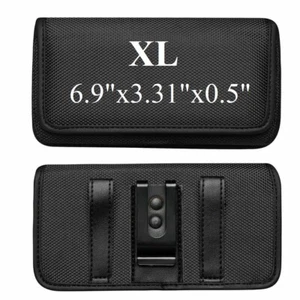 Funda horizontal de nailon con clip para cinturón para iPhone 15 Pro Max (6,7") - Imagen 1 de 7