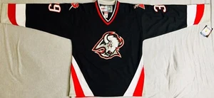 2000 Dominik Hasek Buffalo Sabres Black 'Goathead' Jersey Size Men's 2XL - Picture 1 of 5