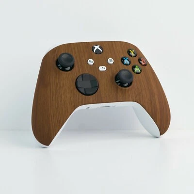 Microsoft Xbox Custom Soft Touch Brown Wood Controller for Series X S - Image 1 of 4