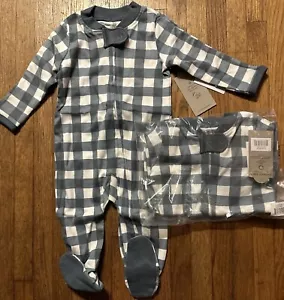 Honest Baby Schlafanzug 3-6 Monate Bio Baumwolle zwei für Zwillinge - Bild 1 von 3