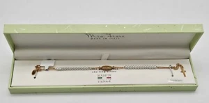 Mia Fiore Sterlingsilber 18k vergoldet weiße Perlen Kreuz Rosenkranz Made in Italy - Bild 1 von 8