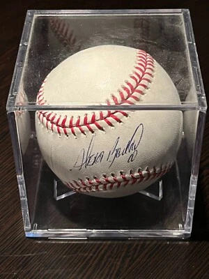 阿列克谢·拉米雷斯签名亲笔签名ROMB棒球带立方体 — 第 1/3 张图片