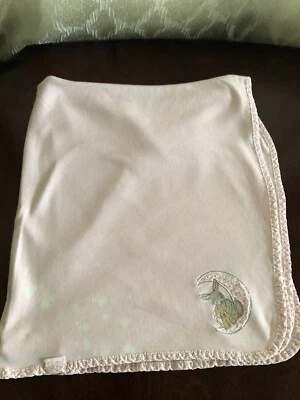 Manta bebé Carter’s de colección BUNNY MOON borde con volantes años 90 defectuosa Foto 1 de 4