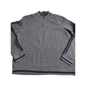 Suéter 2780 Ted Baker London 1/4 Cremallera Gris Para Hombre Talla 6 - Imagen 1 de 7