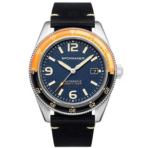 Spinnaker Fleuss Automatic Sunset Orange Uhr - Brandneu - Bild 1 von 1