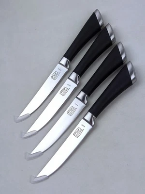 4pc Chicago Cutlery FUSION Steak Knife SET, High-Carbon Stainless Steel Blades