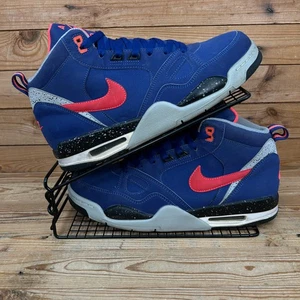 Nike Turnschuhe Herren Größe UK 9 Flight 13 Mid Deep Royal Atomic Red Y2K Schuhe - Bild 1 von 13