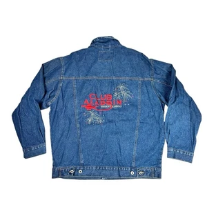 Chaqueta de Camionero Vegas Blues Club Aladdin Resort Casino Las Vegas Denim Años 90 Para Hombres L - Imagen 1 de 6