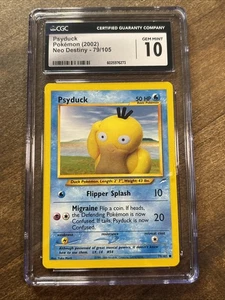 Psyduck 79/105 Neo Destiny Regular Yuka Morii - Foto 1 di 2