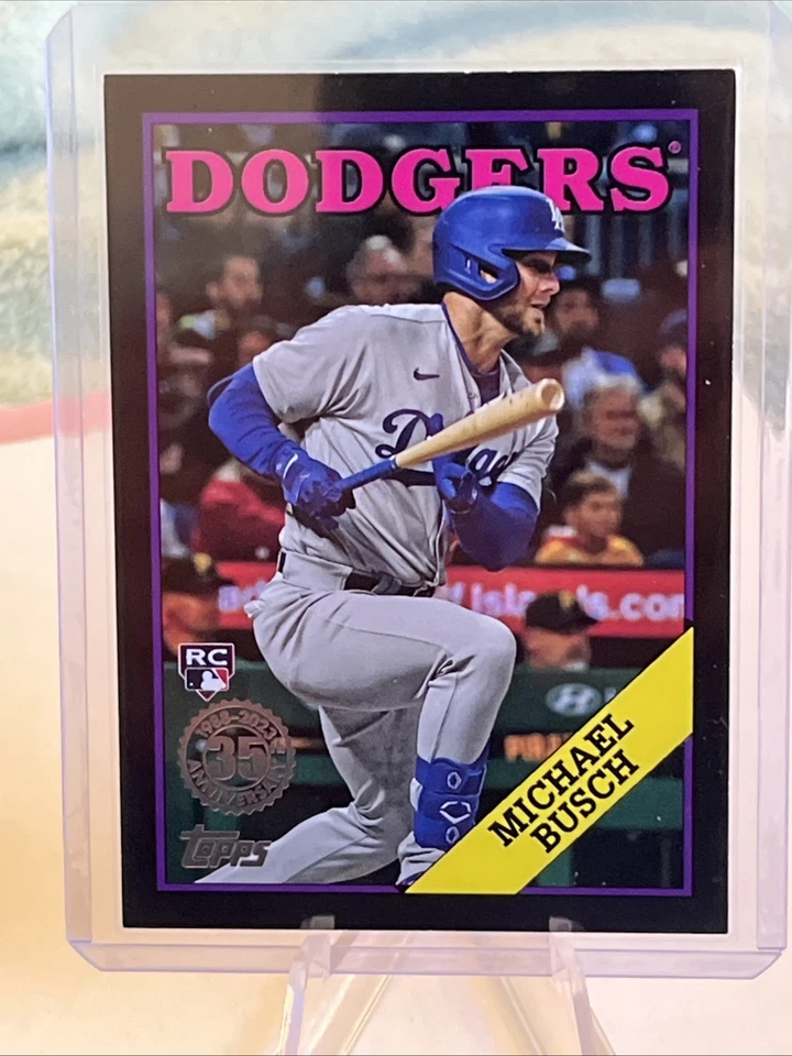 2023 Topps Update Series - 1988 Topps Baseball Black #88US-8 Michael Busch /299 - Image 1 of 4
