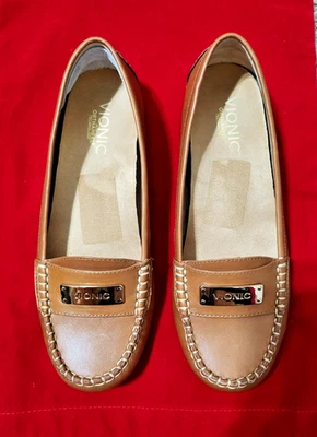 Mocasines ortopédicos de cuero Vionic - Sydney-Tan talla 8,5 Foto 1 de 4