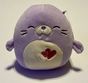 Peluche Winnie the Walrus 5” Squishmallow Día de San Valentín Nuevo con Etiquetas Corazones 2020 - Imagen 1 de 3