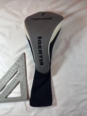 Cubierta de cabeza de madera Top Flight 1 negra, gris, blanca inercia usada Foto 1 de 3