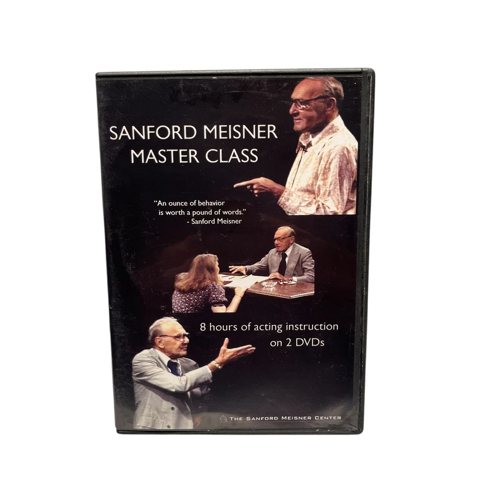 Sanford Meisner Master Class (DVD, 2-Disc Set) 8 Hours Acting Instruction D13 - Image 1 of 3