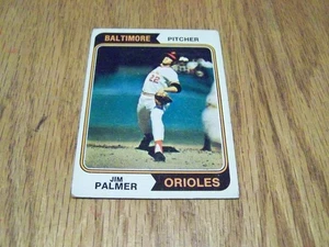 JIM PALMER 1974 TOPPS BASEBALL CARD # 40 - Picture 1 of 1