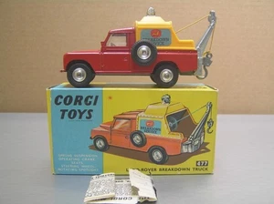 Corgi Toys 477 Land Rover Breakdown Truck made in Gt. Britain Mint in Box MIB - Picture 1 of 14