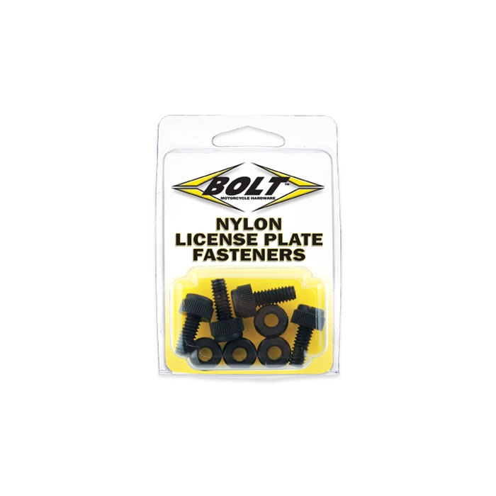Paquete de 4 ayunadores de matrícula Bolt Motorcycle Hardware, Inc Foto 1 de 1