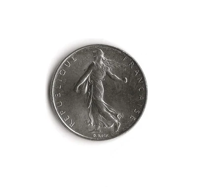 Francia 1991 - 1 franco - 714 - níquel - 6 g Foto 1 de 2