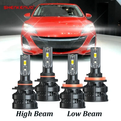 Kit faros LED deportivos 6000K bombillas 6000K para Mazda 3 2010-2018 Mazda3 Foto 1 de 4